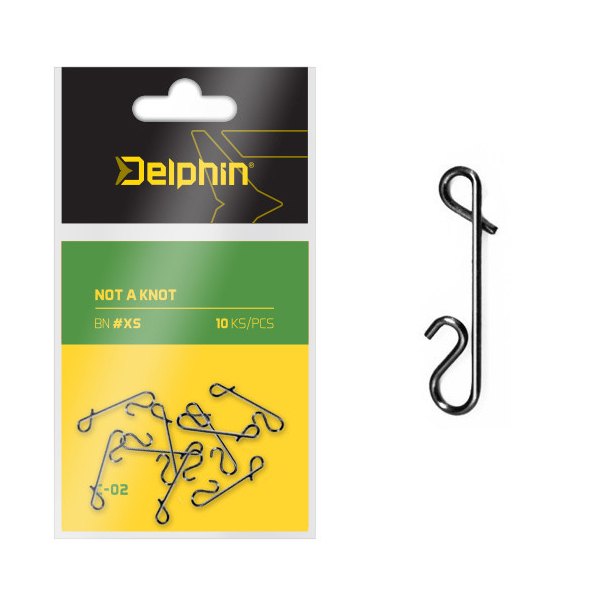 Delphin C-02 Not-A-Knot csomómentes pergető kapocs, M, 10db