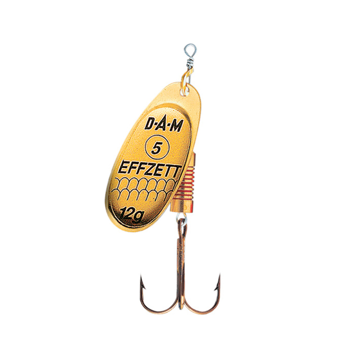 DAM Effzett Standard körforgó villantó - Gold, 1-es méret, 3g