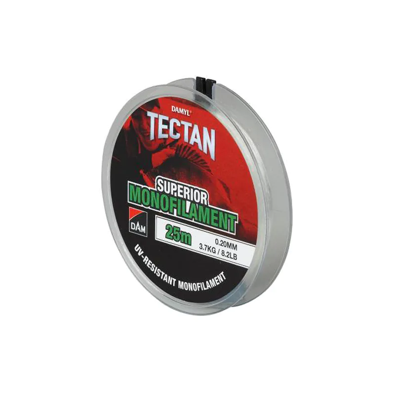 DAM Tectan Superior monofil zsinór - damil, áttetsző, 0.10mm, 25m