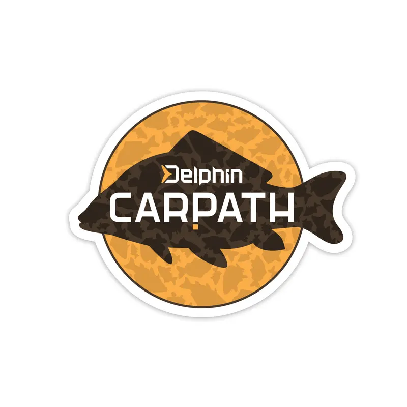 Delphin CARPATH ponty öntapadó matrica, 95x75mm