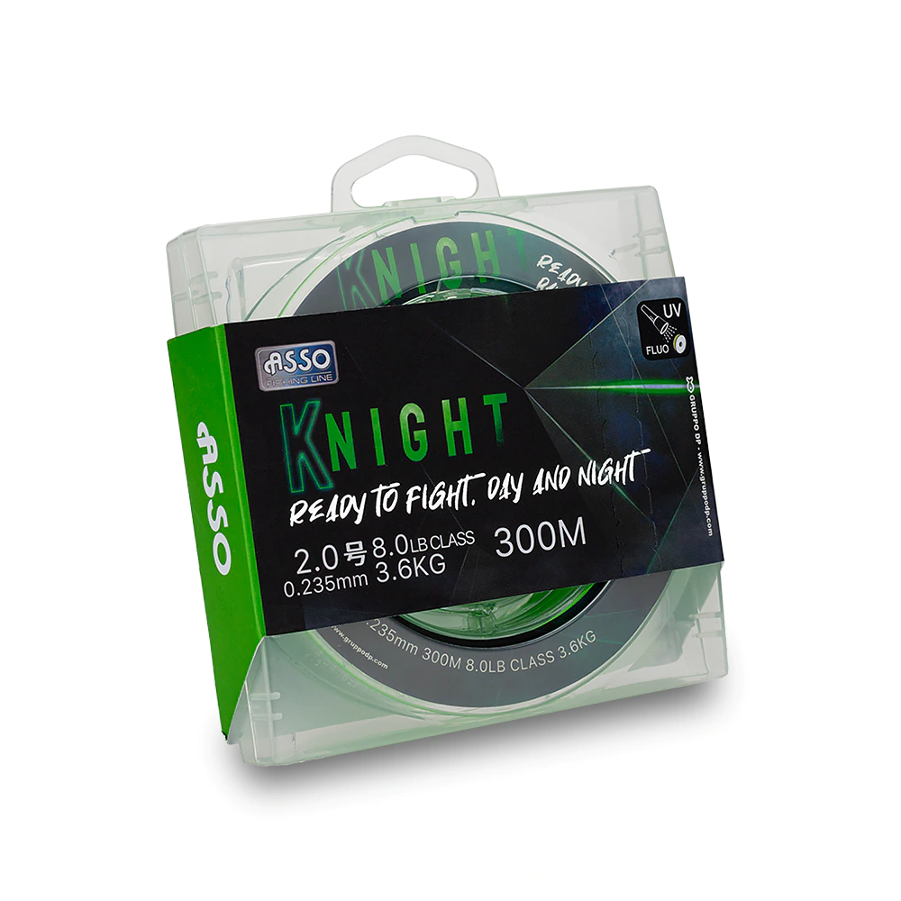 ASSO Knight UV Active monofil zsinór - damil, zöld, 0.31mm, 300m