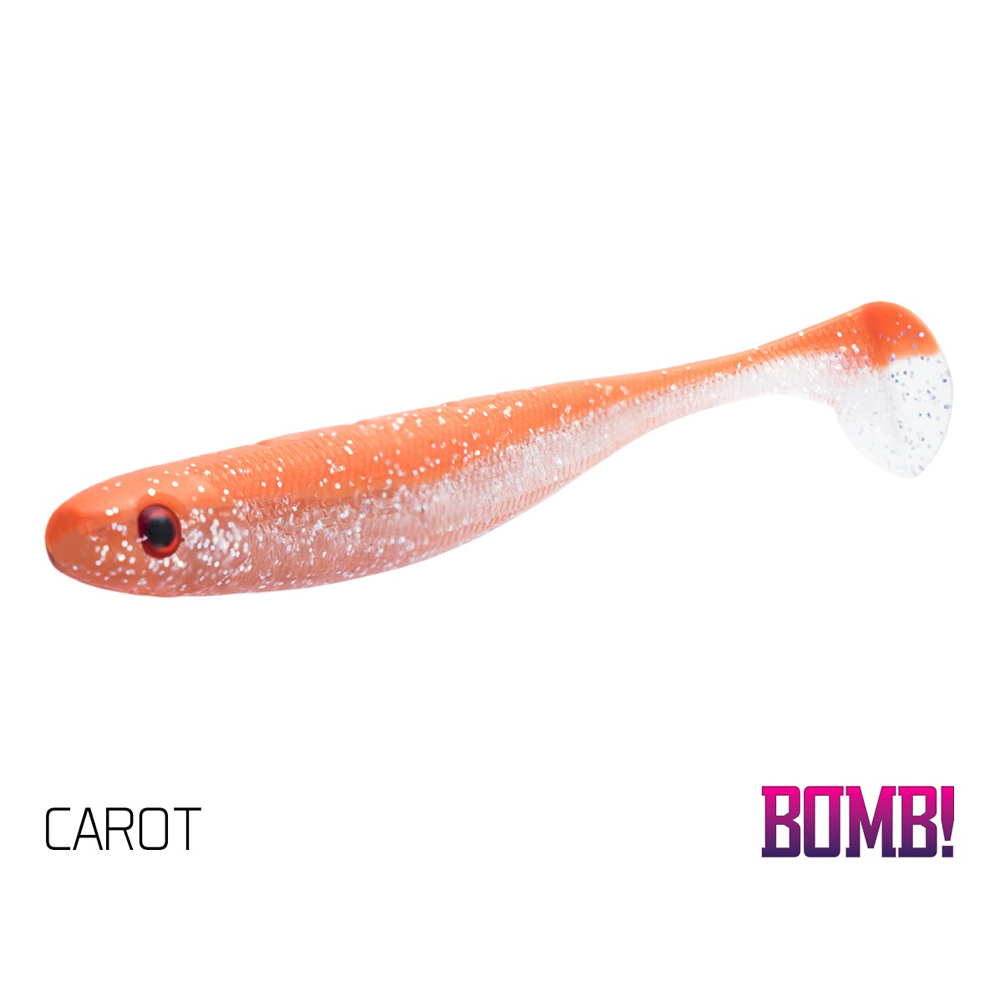 Delphin BOMB! Rippa gumihal, Carot, 5cm, 5db