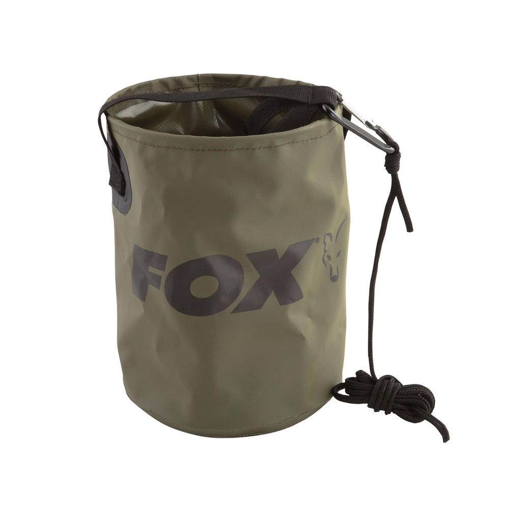 Fox öszenyomható vödör erős kötéllel, 4.5 liter