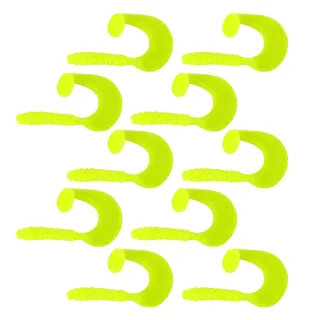 Nevis Spiratail Vantage twister, fluo zöld, 8cm, 10db