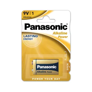 Panasonic Alkaline Power 9V elem, 1db/csomag