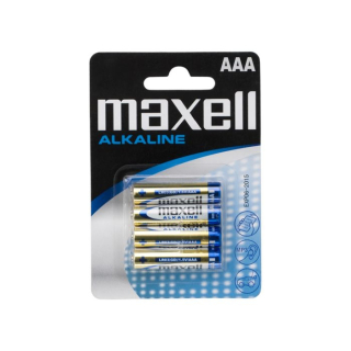 Maxell AAA 1.5V alkaline mikro ceruza elem, 4db/csomag