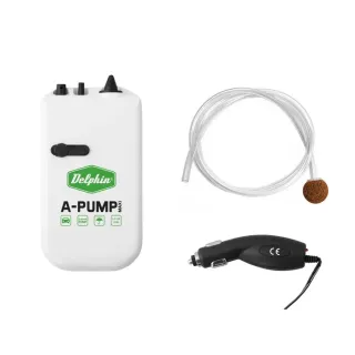 Delphin A-PUMP maxi mobil levegőztető pumpa készlet csalihal tartáshoz